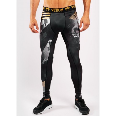 VENUM LEGINSY SKULL SPATS BLACK/GOLD
