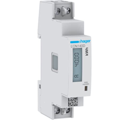 HAGER polo Licznik energii elektrycznej 1-fazowy 40A 1M agardio.measure ECN140D ECN140D