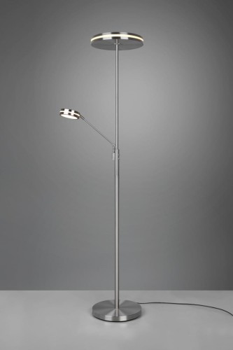 Franklin LED lampa podłogowa 2-punktowa nikiel mat 426510207