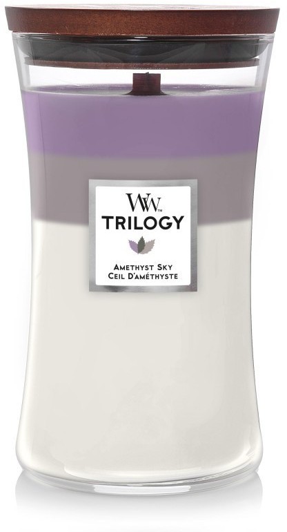 WoodWick Trilogy Amethyst Sky świeca duża 610g