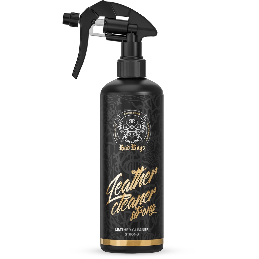 RRCUSTOMS RRC BAD BOYS LEATHER CLEANER STRONG 500ml + TRIGGER CANYON - czyszczenie skóry