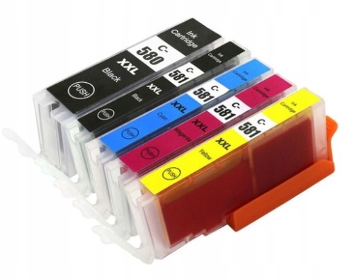 Tusze zamienniki XL do Canon PGI-580 CLI-581