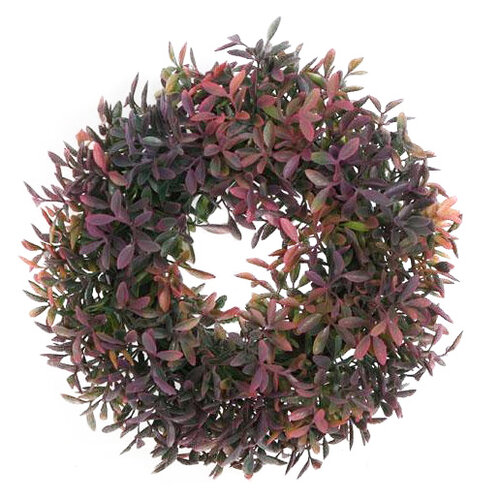 Sztuczny wieniec Azaleo zielono-fioletowy, śr. 27 cm
