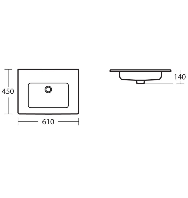 Ideal Standard Tempo 61x45,5 E066801