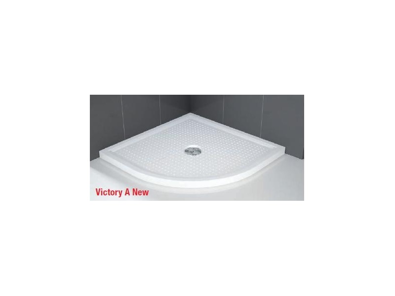 Novellini VICTORY A Brodzik półokrągły - 11,5cm 100 x 100 cm biały VINR10011-30