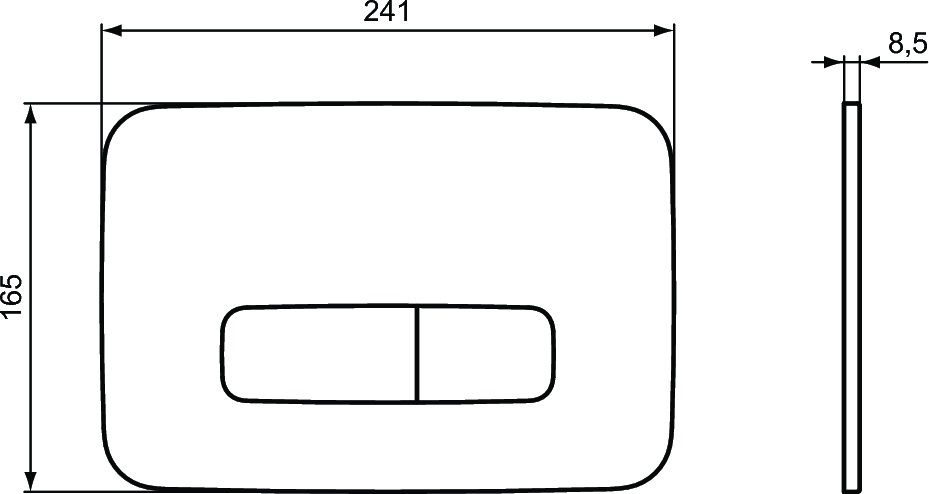 Ideal Standard ProSys Oleas Przycisk WC biały R0123AC