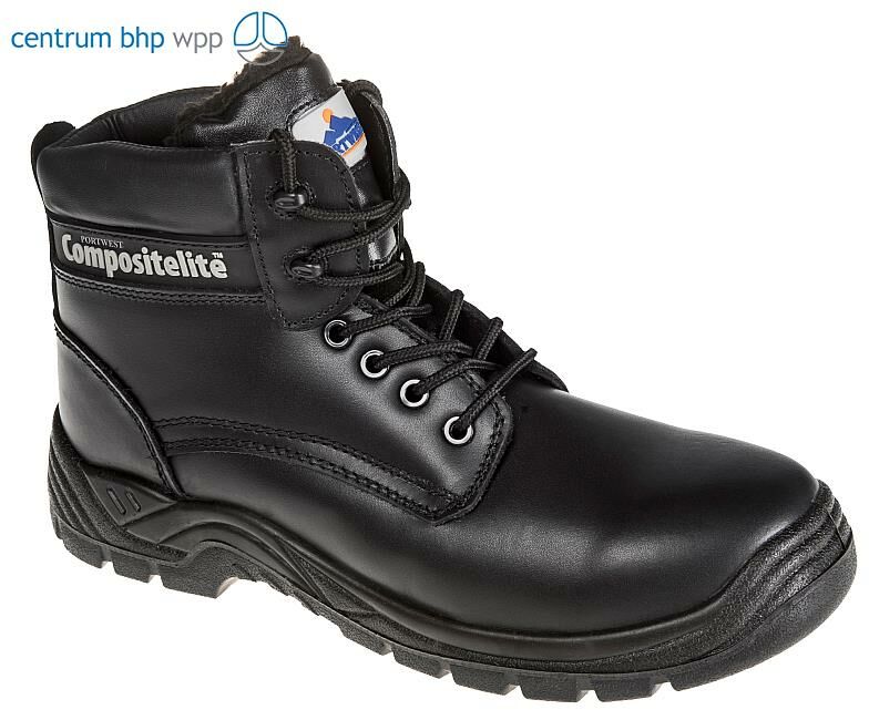 PORTWEST FC12 TRZEWIK KOMPOZYTOWY THOR, OCIEPLANY FUTREM S3 CI; CZARNY