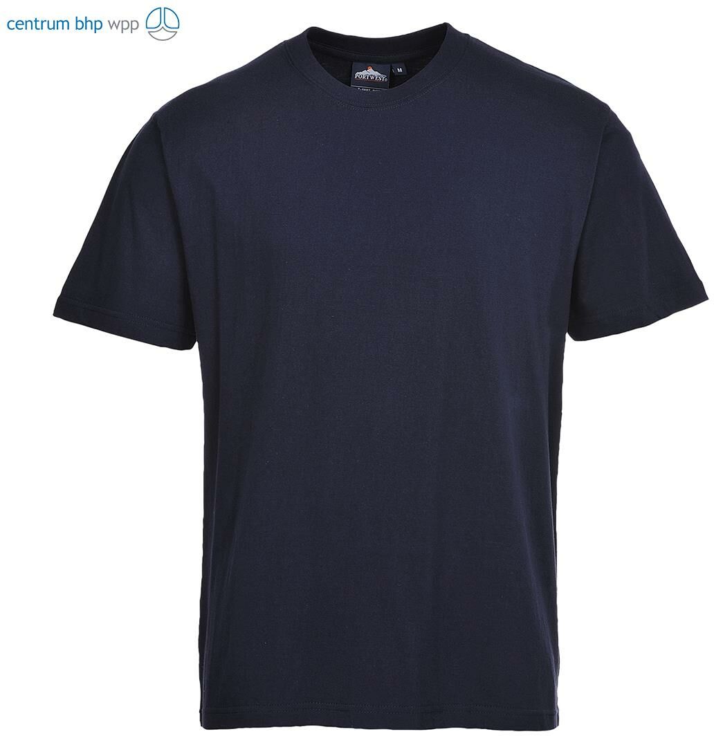 PORTWEST B195 T-SHIRT TURIN PREMIUM; GRANATOWY