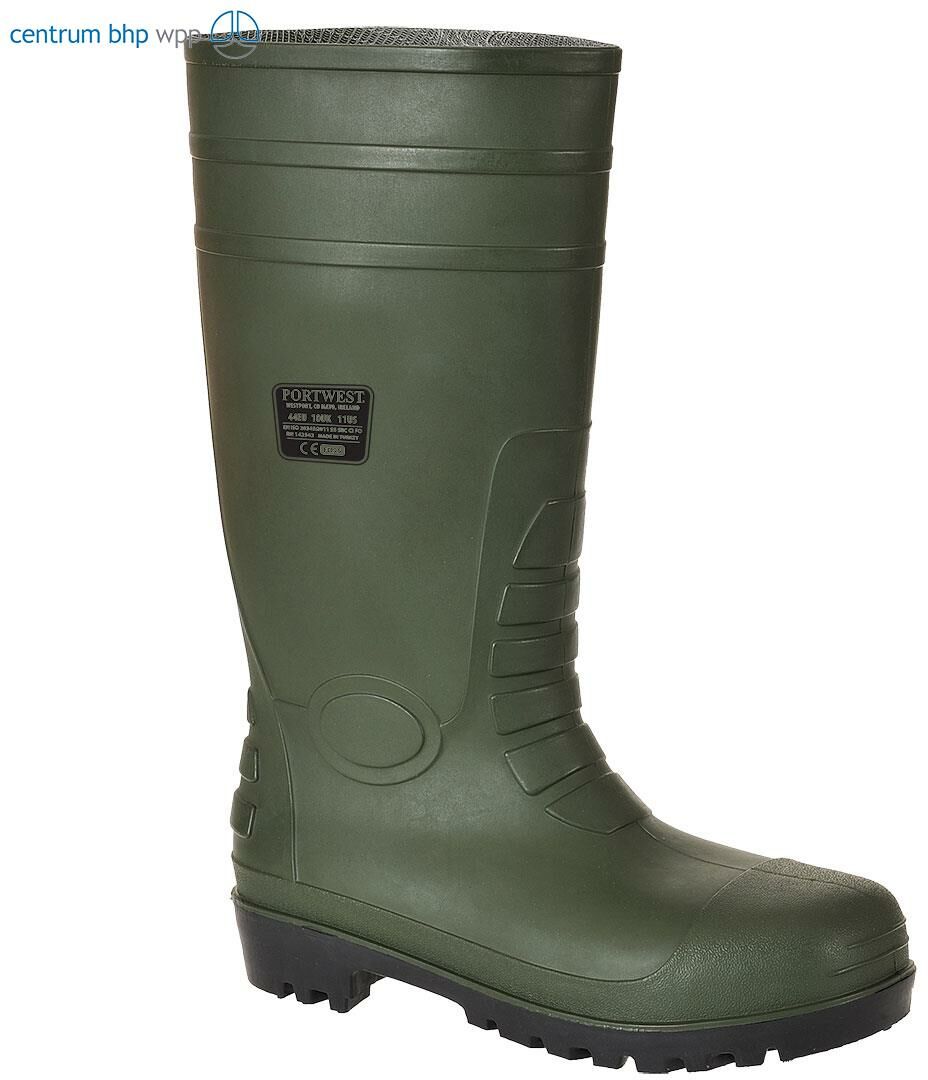 PORTWEST FW95 KALOSZ S5 TOTAL SAFETY; ZIELONY