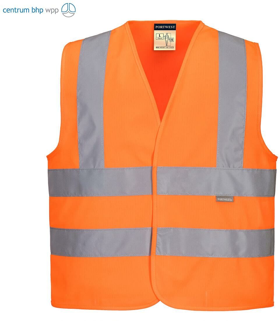 PORTWEST JN14 DZIECIĘCA KAMIZELKA OSTRZEGAWCZA; POMARAŃCZOWY