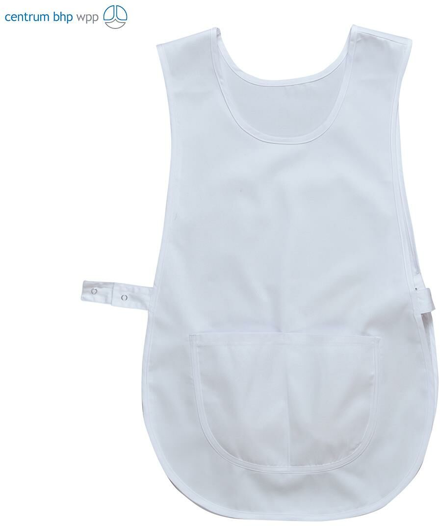 PORTWEST S843 FARTUSZEK Z KIESZENIĄ; BIAŁY (L/XL)