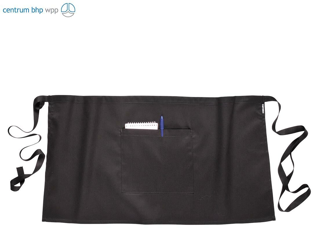 PORTWEST S845 FARTUCH BARMANA; CZARNY