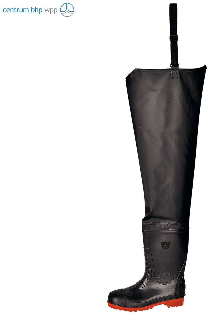 PORTWEST FW71 BUTY WYSOKIE WODERY S5; CZARNY