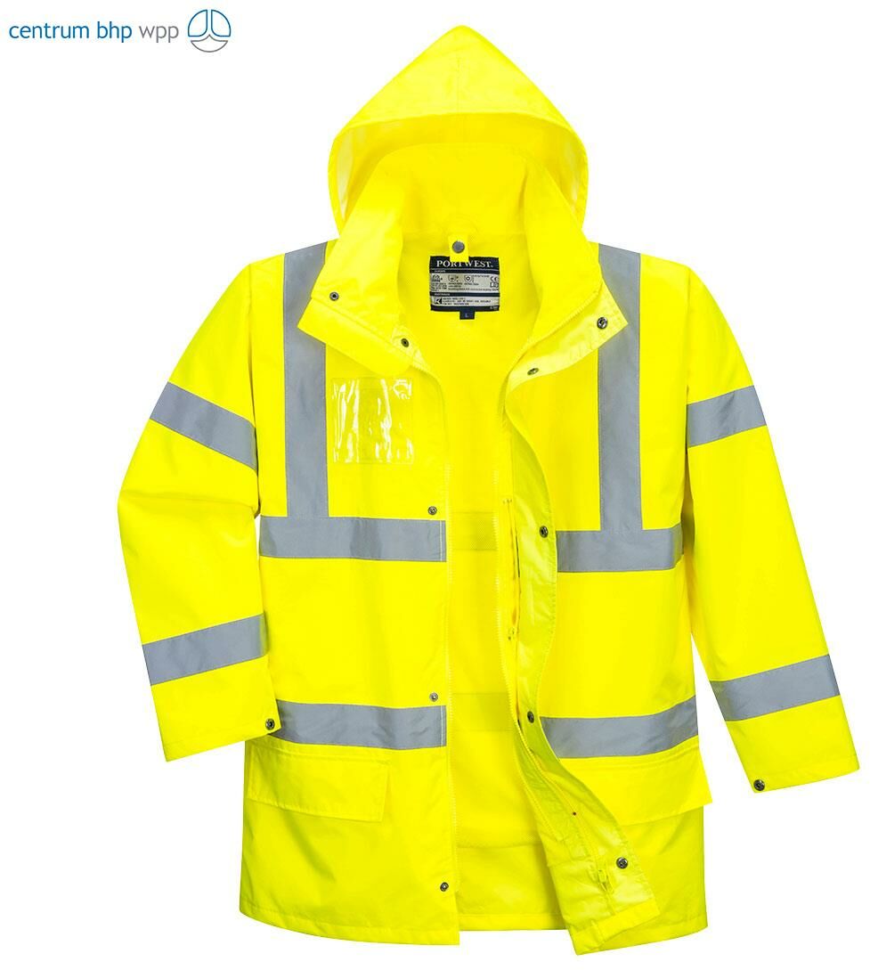 PORTWEST S765 KURTKA OSTRZEGAWCZA 5 W 1 ESSENTIAL; ŻÓŁTY