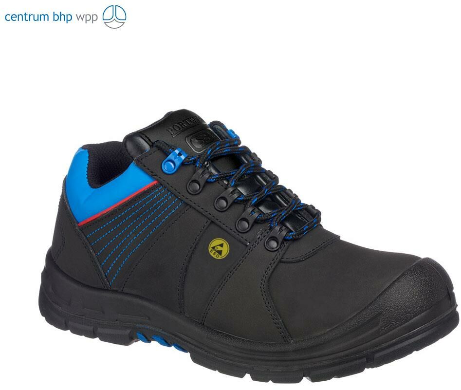 PORTWEST FD27 TRZEWIK BEZPIECZNY PORTWEST COMPOSITELITE PROTECTOR S3 ESD HRO; CZARNY/NIEBIESKI