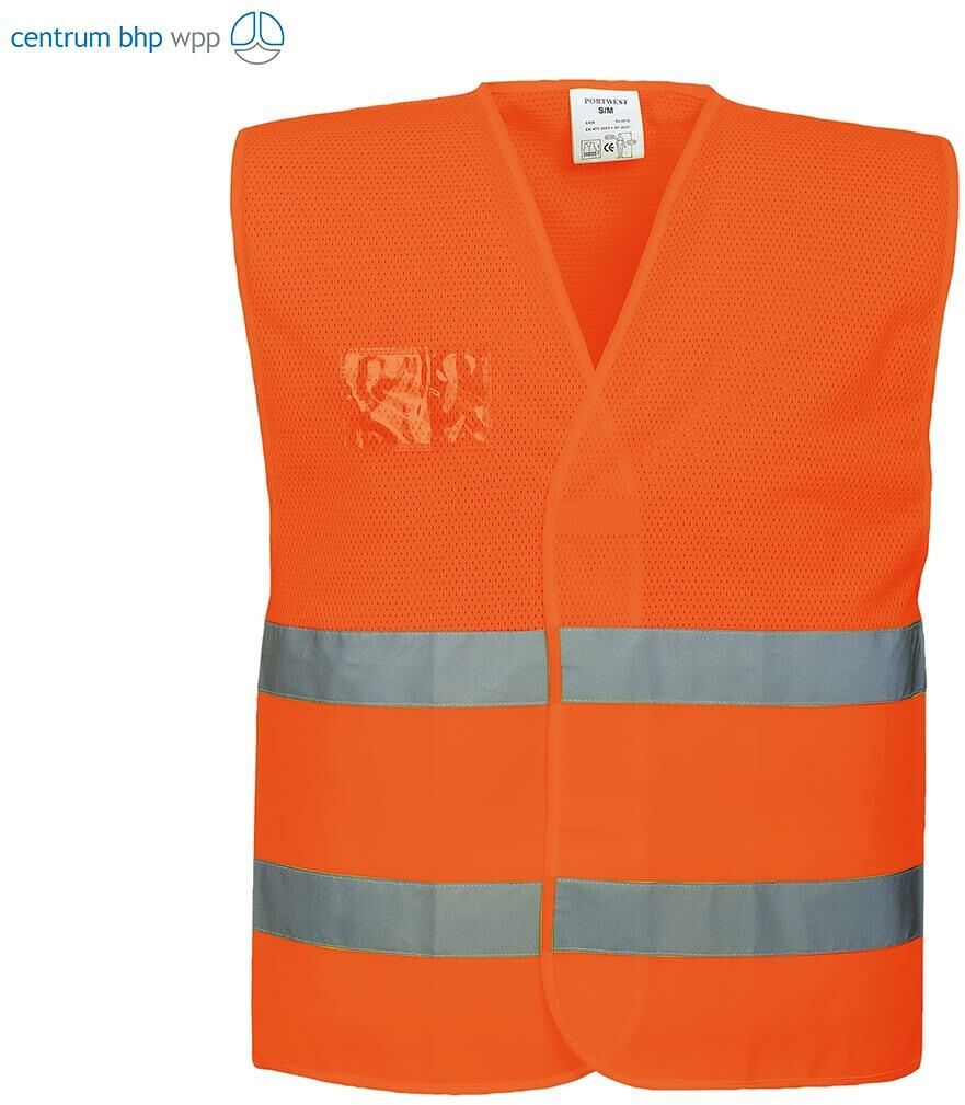 PORTWEST C494 KAMIZELKA OSTRZEGAWCZA - DO POŁOWY SIATKOWA; POMARAŃCZOWY (L/XL)