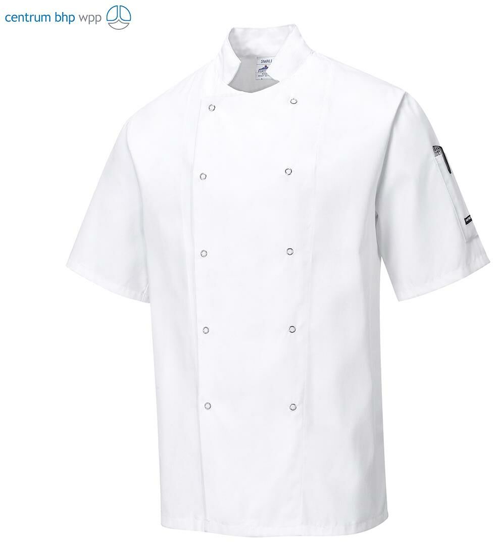 PORTWEST C733 BLUZA SZEFA KUCHNI CUMBRIA; BIAŁY