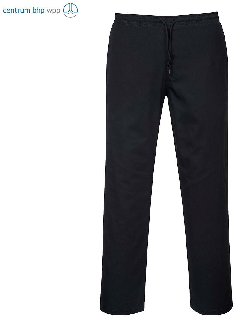 PORTWEST C070 SPODNIE DRAWSTRING; CZARNY