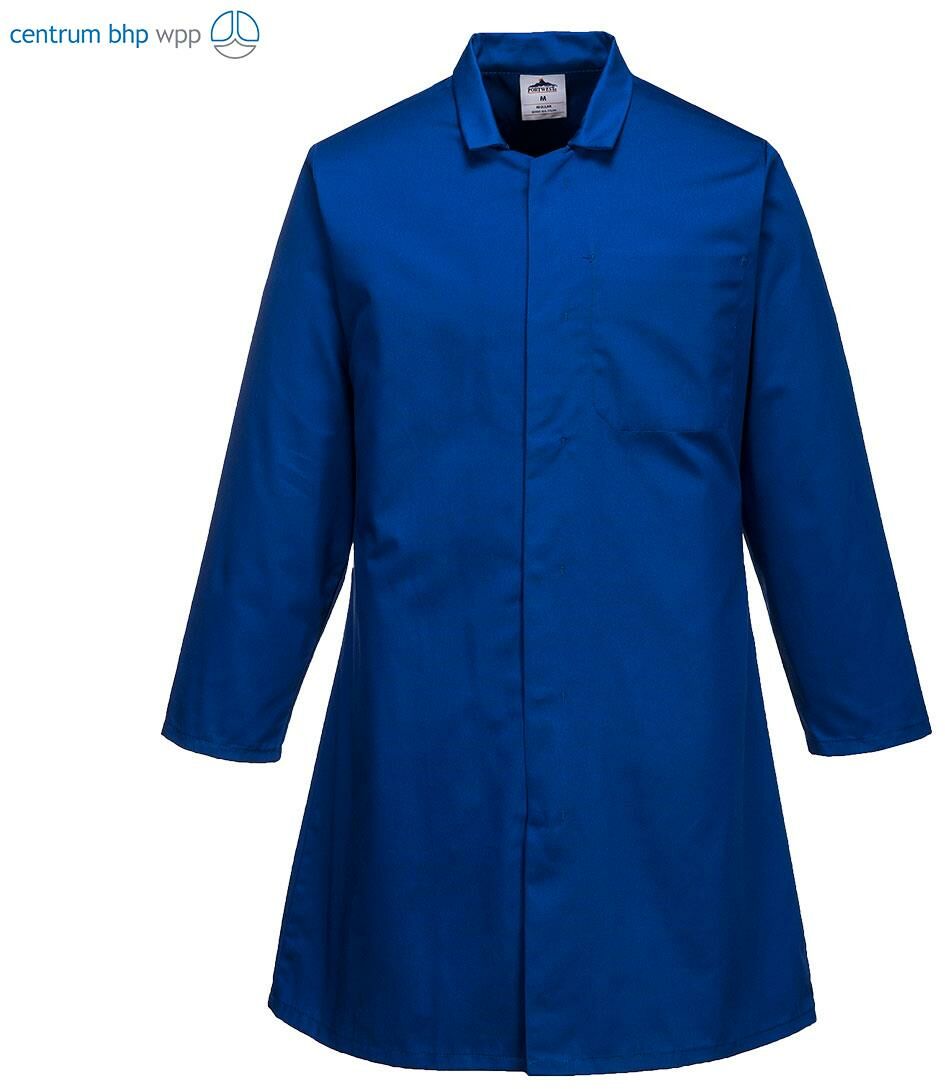 PORTWEST 2202 FARTUCH SPOŻYWCZY MĘSKI Z 1 KIESZENIĄ; NIEBIESKI