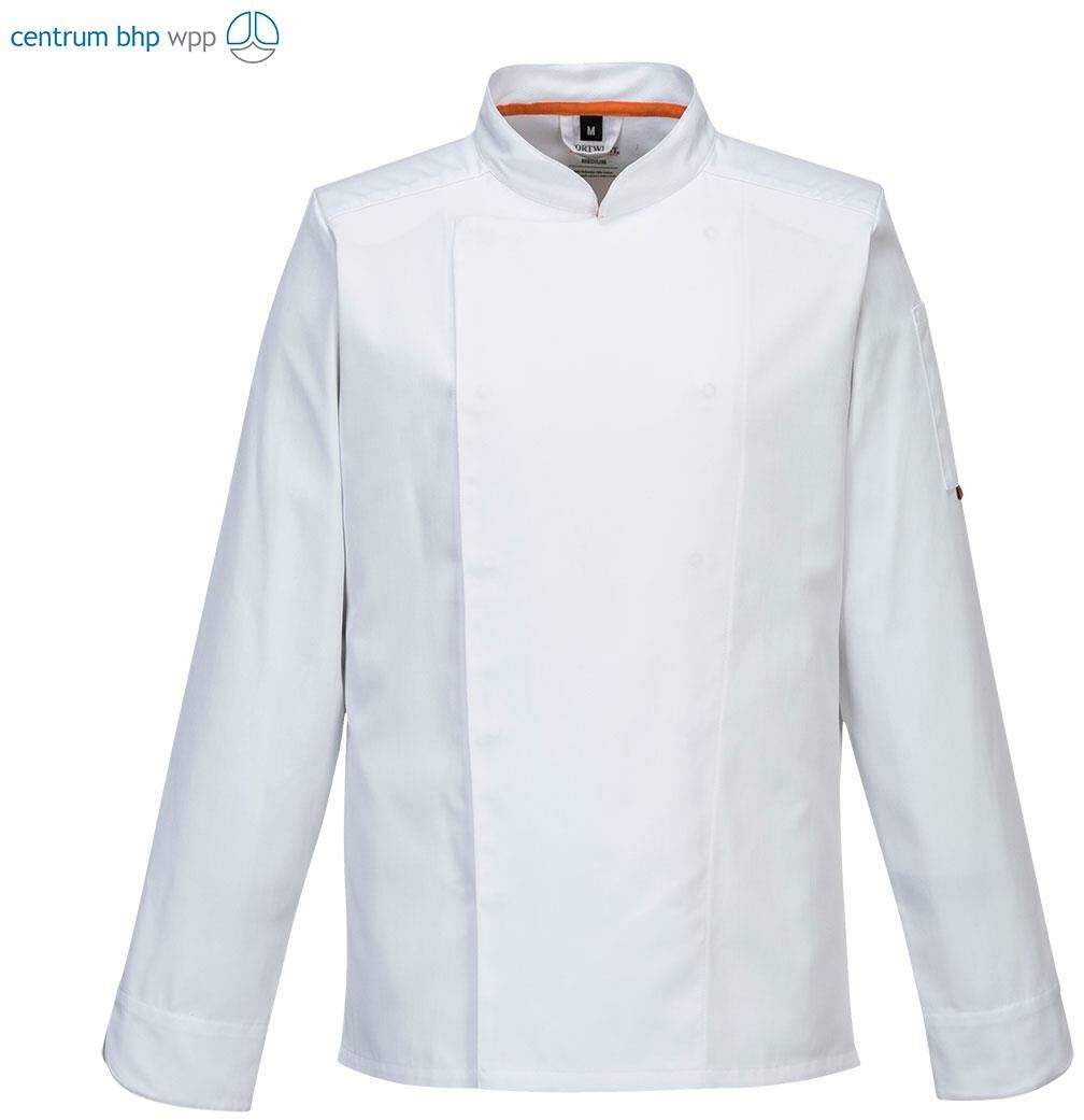 PORTWEST C838 BLUZA KUCHARSKA MESHAIR PRO L/S; BIAŁY