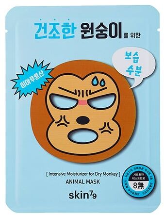 SKIN79 Animal For Dry Monkey- Maska nawilżająca do twarzy 23g