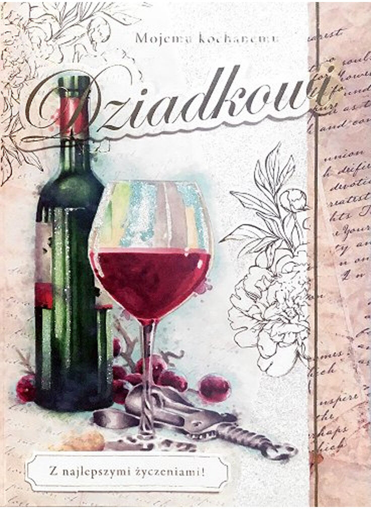 Kartka z kopertą na Dzień Dziadka - 1 szt.