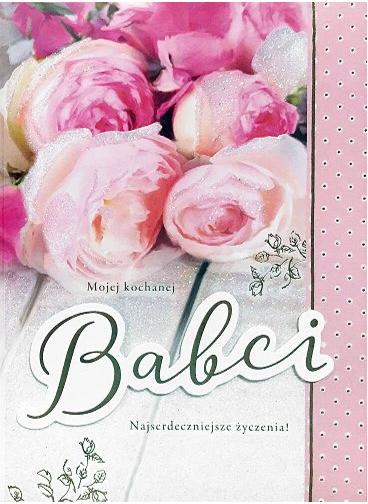 Kartka z kopertą na Dzień Babci - 1 szt.