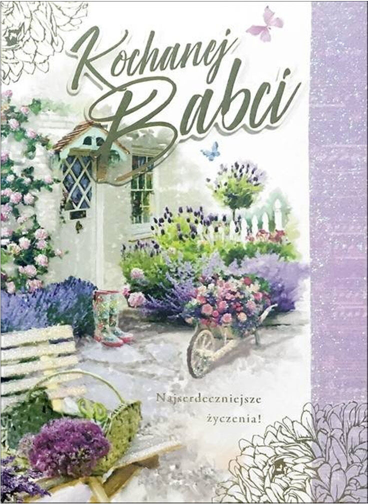 Kartka z kopertą na Dzień Babci - 1 szt.