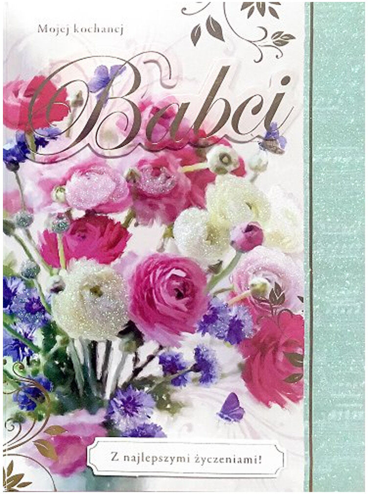 Kartka z kopertą na Dzień Babci - 1 szt.