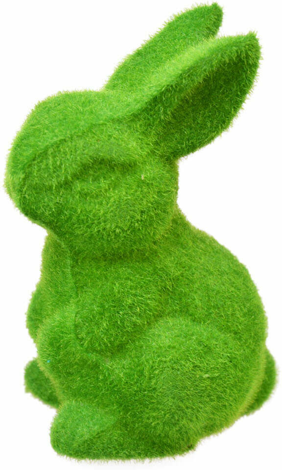 Figurka flokowana Zajączek - 9 cm - 1 szt.