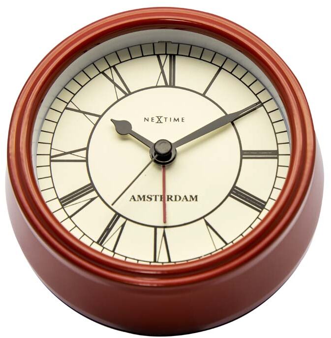 Nextime Zegar stojący Small Amsterdam czerwony by 5199 RO