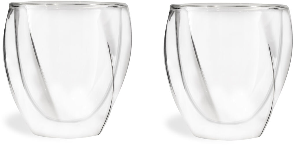 Viallidesign Komplet szklanek (2 szt.) z podwójnymi ściankami (250 ml) Cristallo Vialli Design