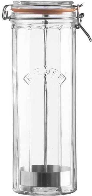 Kilner Słoik do przechowywania spaghetti (2,2 l) w opakowaniu prezentowym Clip Top Jar