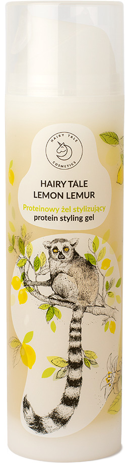 Hairy Tale Lemon Lemur - Proteinowy Żel Stylizujący do Fal i Loków 200 ml