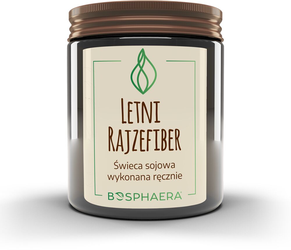 Bosphaera Sojowa Świeca zapachowa Letni Rajzefiber 190g