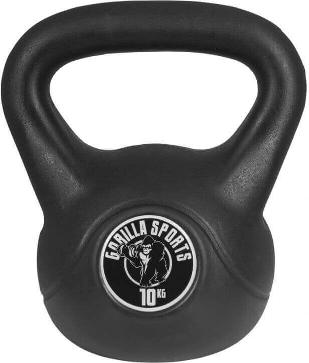 Kettlebell Gorilla Sports cement, 10 kg, 10000342; 19 100342-00006-0016