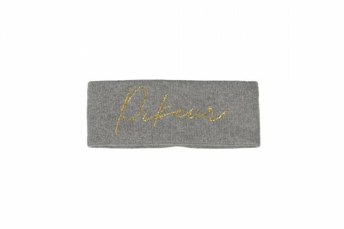 Pikeur Opaska STRASS - middle grey