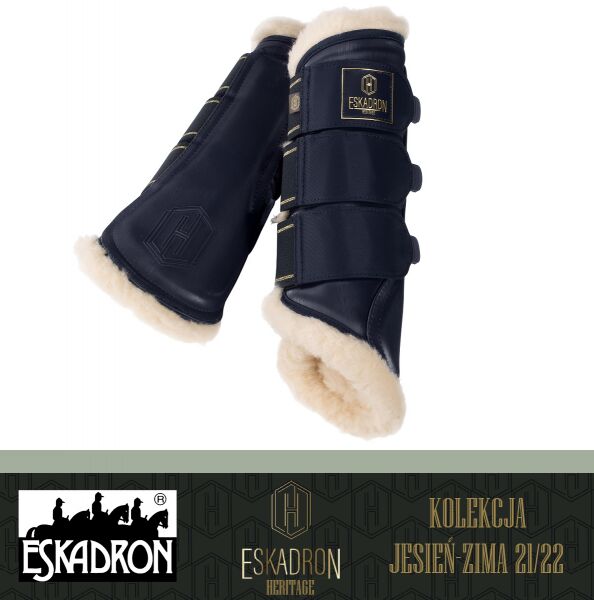 Eskadron Ochraniacze kontaktowe SOFTSLATE EVO-WOOL Heritage AW 2021/22 - - navy