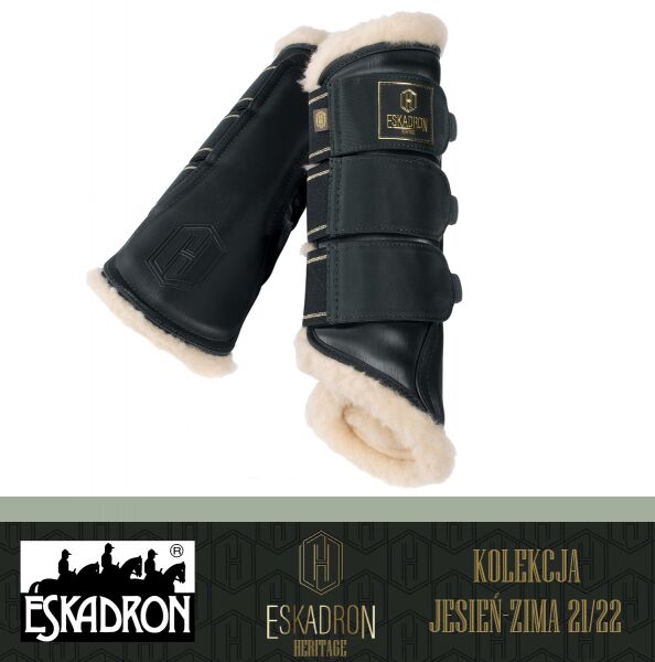 Eskadron Ochraniacze kontaktowe SOFTSLATE EVO-WOOL Heritage AW 2021/22 - - antique green