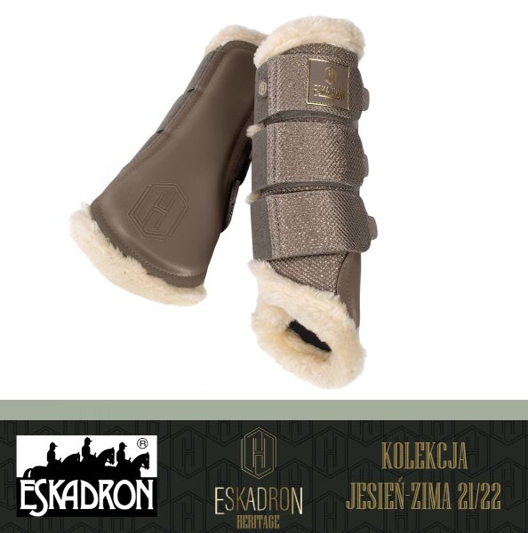 Eskadron Ochraniacze kontaktowe GLITTER MESH Heritage AW 2021/22 - - plaza taupe