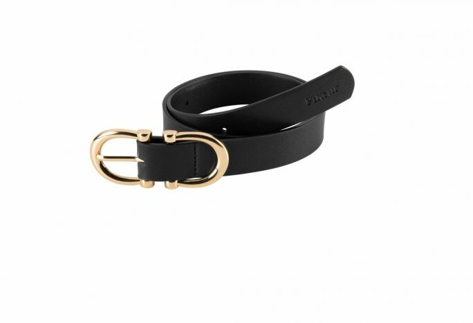 Pikeur Pasek do spodni FAUX LEATHER SS22 - black/gold