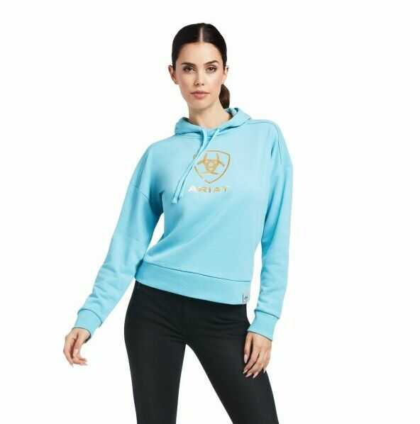 Ariat Bluza damska JUST HOOD - milky blue