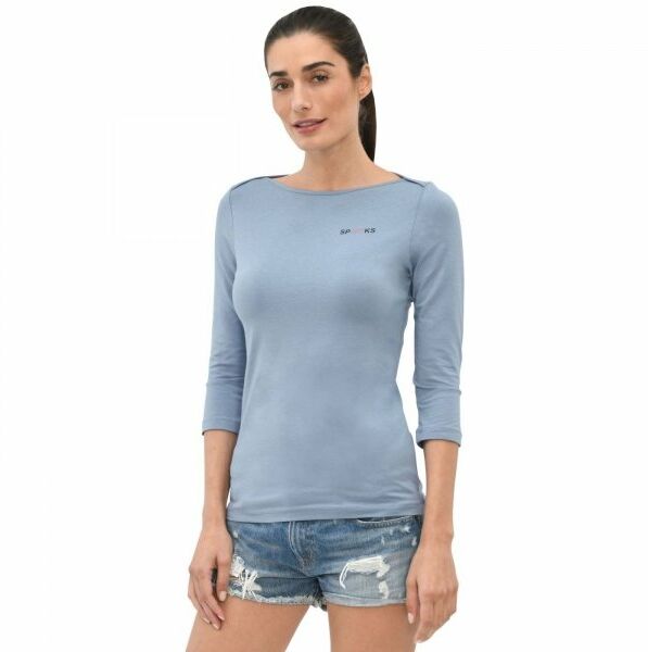 Spooks Bluzka damska LIVIE SS22 - dusty blue