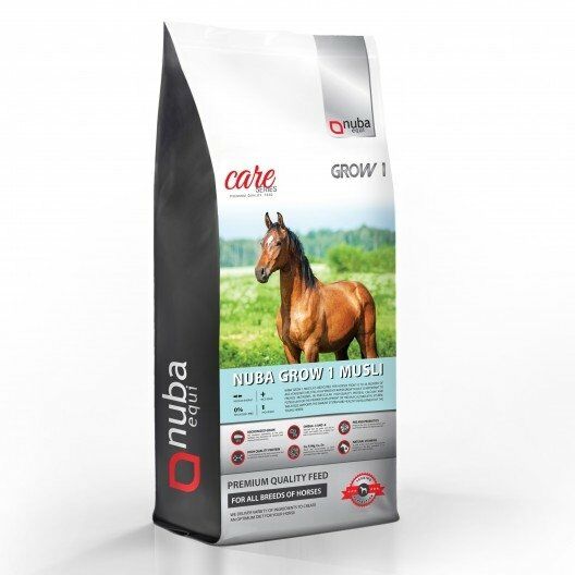 Nuba Equi Musli dla koni rocznych Grow1 Musli 2G 20kg