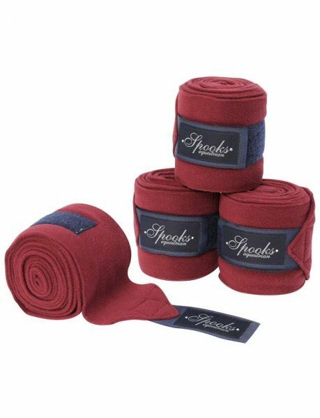 Spooks Bandaże polarowe FINELINE - bordeaux/navy