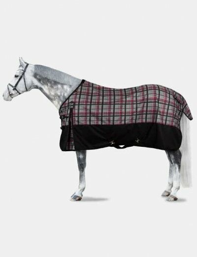 Horze Derka padokowa 1200D 0g NEVADA - black/anemone dark pink