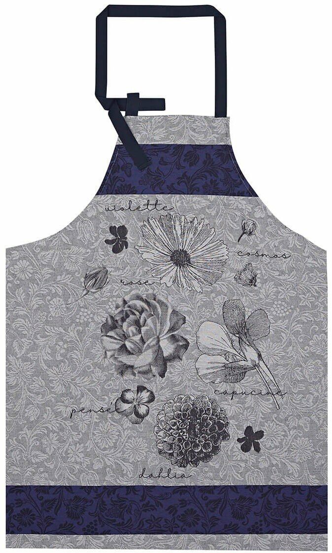 Le Jacquard Fran ais Fartuch kuchenny Fleurs  Croquer Niebieski