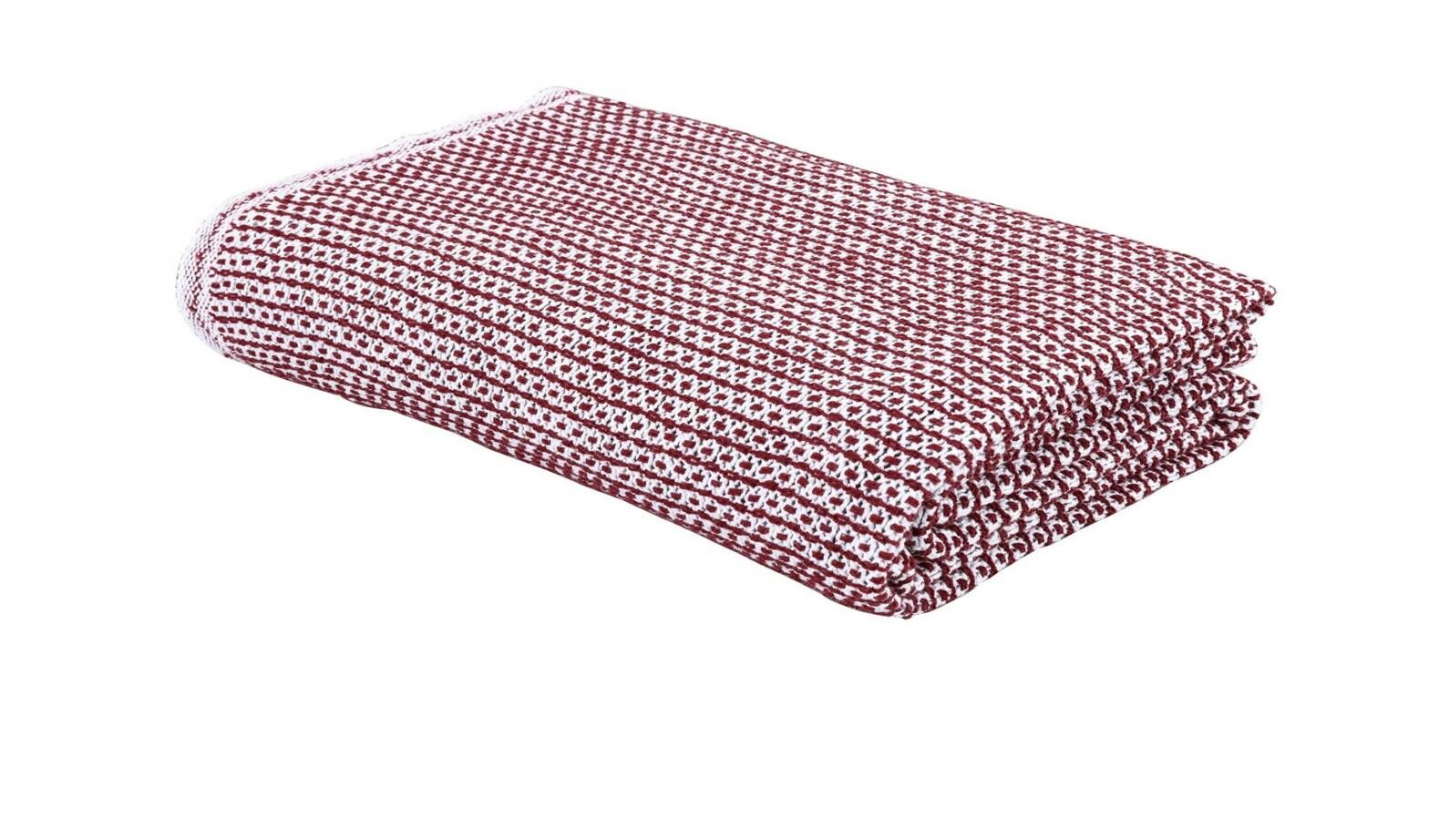 Eskimo Koc bawełniany Ascona White/Bordeaux