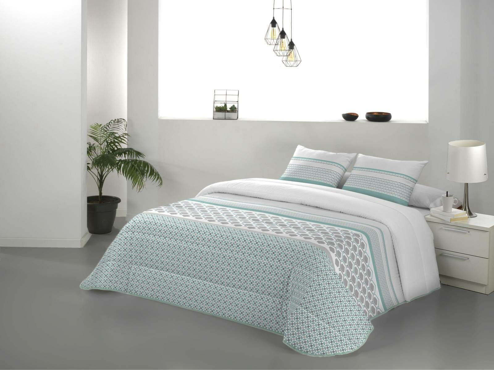 JVR Tejidos Narzuta Haiti Turquesa