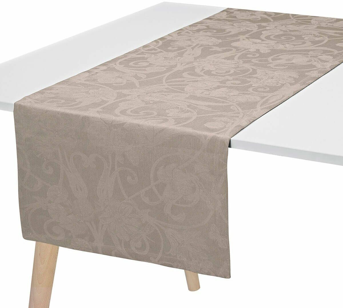 Le Jacquard Fran ais Bieżnik żakardowy Tivoli Beżowy